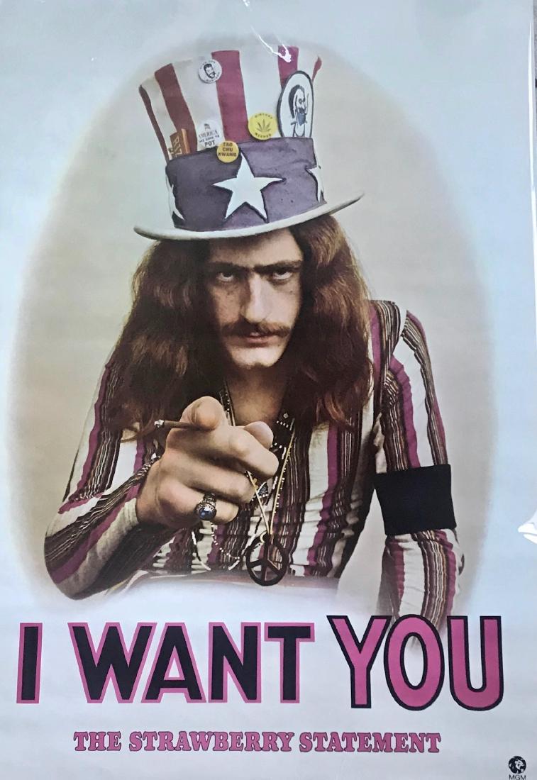 I WANT YOU The Strawberry Statement Theater Poster 1970 (1 of 5)