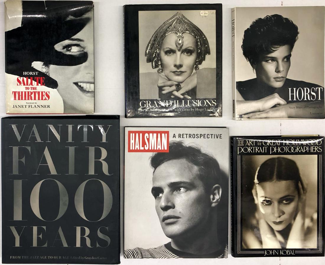 Collection Of Photography Books HORST HALSMAN etc.: Collection of six books on photography from the library of Hilary Knight. Horst: Salute to the Thirties, 1971. Philippe Halsman: A Retrospective, 1999. Horst: Sixty Years of Photography, 1996. Vanity