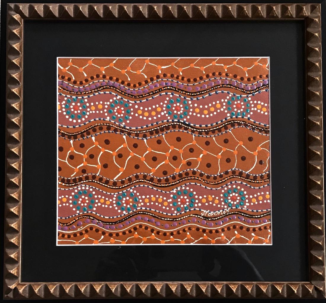 Aboriginal Dot Painting, KORUNA Tasmania (1 of 3)