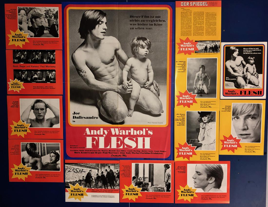 Andy Warhol Underground Cinema Poster FLESH 1968 (1 of 6)