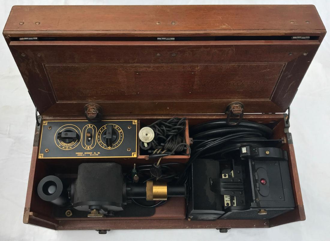 EKG Electrocardiograph Machine In Wood Box 1930-50s (1 of 7)