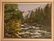 Mountain Stream Landscape Painting, H. Gallant 1950s