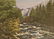 Mountain Stream Landscape Painting, H. Gallant 1950s - 3
