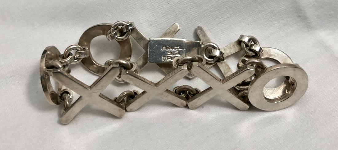 TAXCO Sterling Silver Bracelet HUGS & KISSES XOXO (1 of 4)
