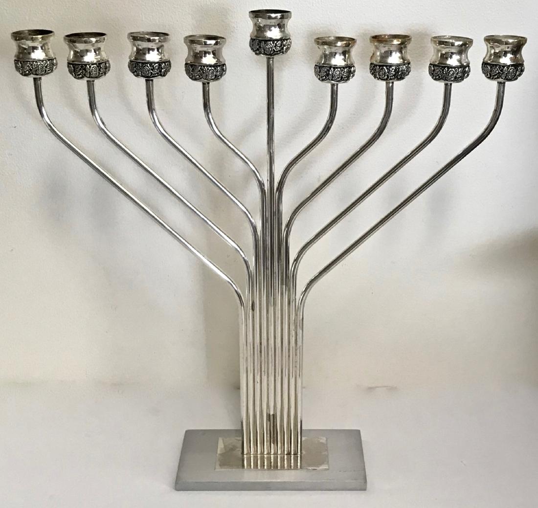 Mid-Century Modern KARSHI Menorah, Jerusalem, Israel (1 of 3)