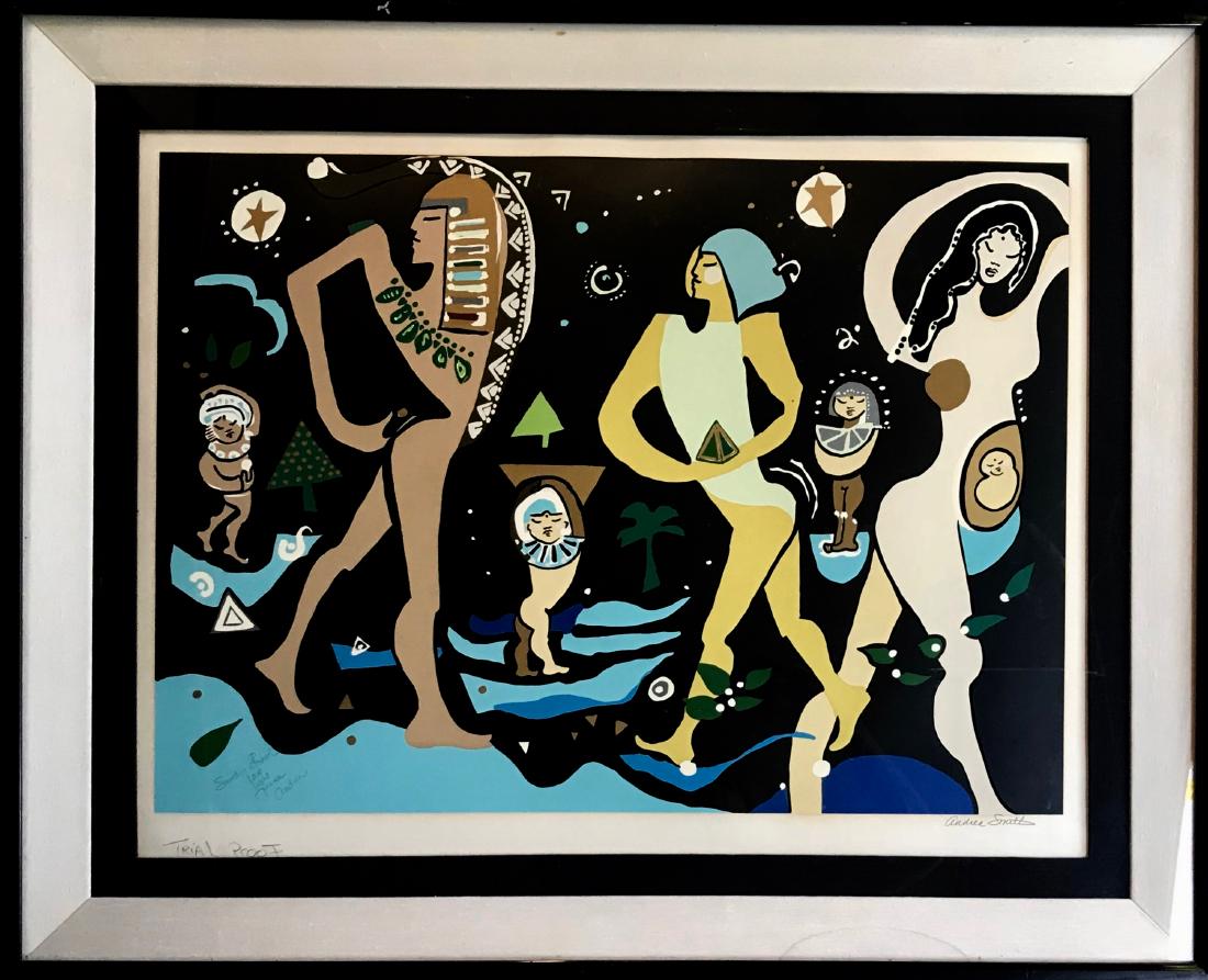 Andrea Smith (American Detroit, 1965)  LOVE LIGHT PEACE (1 of 4)