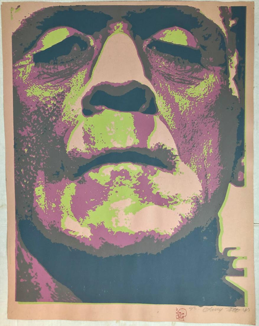 New York City Street Art Smokin Skull FRANKENSTEIN (1 of 4)