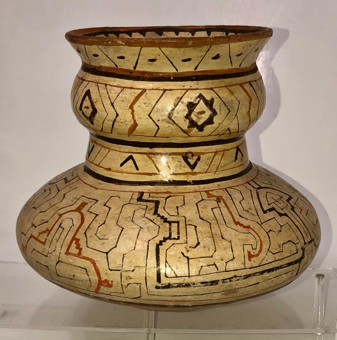 Shipibo-Conibo Polychrome Pottery Vessel, Peru (1 of 5)