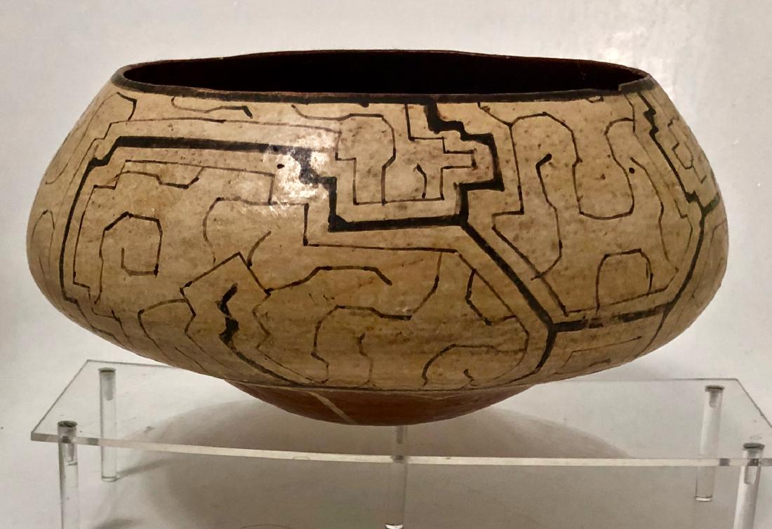 Amazonian Shipibo-Conibo Polychrome Tribal Pottery (1 of 4)