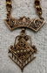Victorian Gold Link Necklace W/ Pendant - 4