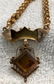 Victorian Gold Link Necklace W/ Pendant - 5