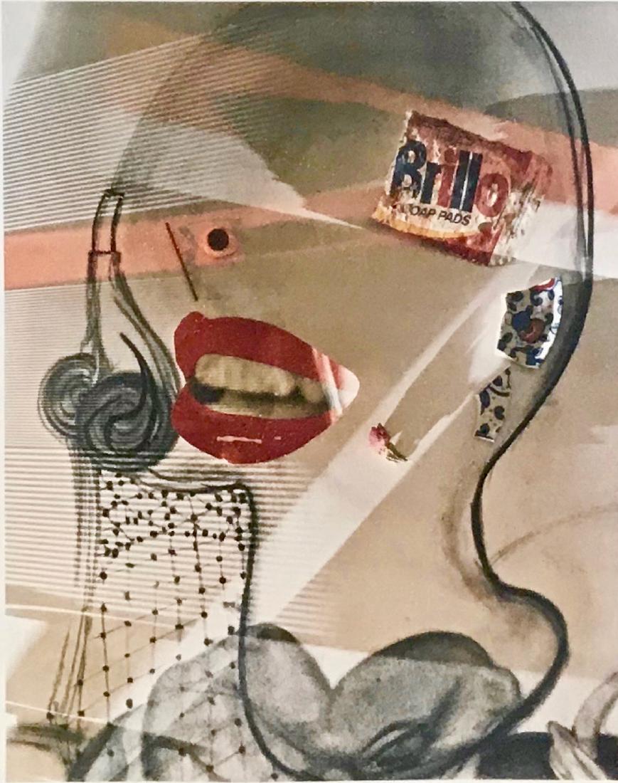 Stuart Heir Photograph BRILLO: Stuart Heir (American, 20th century) photographer. Original vintage Pop art photograph BRILLO signed by the photographer, Stuart Heir. Dimensions: framed: 25 in. x 21 in., sight: 16 x 12 1/2 in. Condi