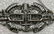 Art Deco Diamond Double-Clip Brooch Set In Platinum - 5