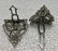 Art Deco Diamond Double-Clip Brooch Set In Platinum - 7