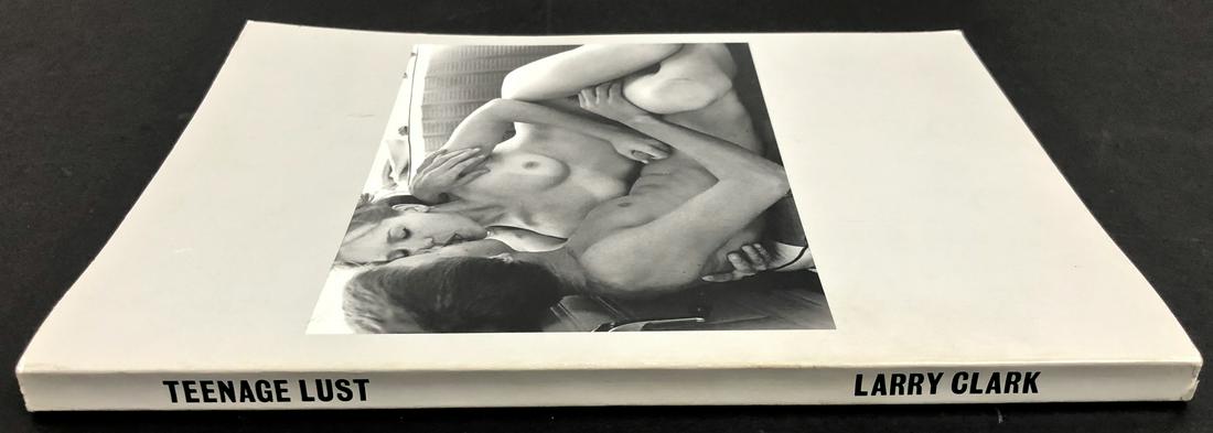 TEENAGE LUST Signed by Photographer LARRY CLARK: Larry Clark (American,1943). Artist Photography Book TEENAGE LUST hand-signed in felt tip pen on title page by the author photographer Larry Clark, New York City 1996. Published by and Self-published