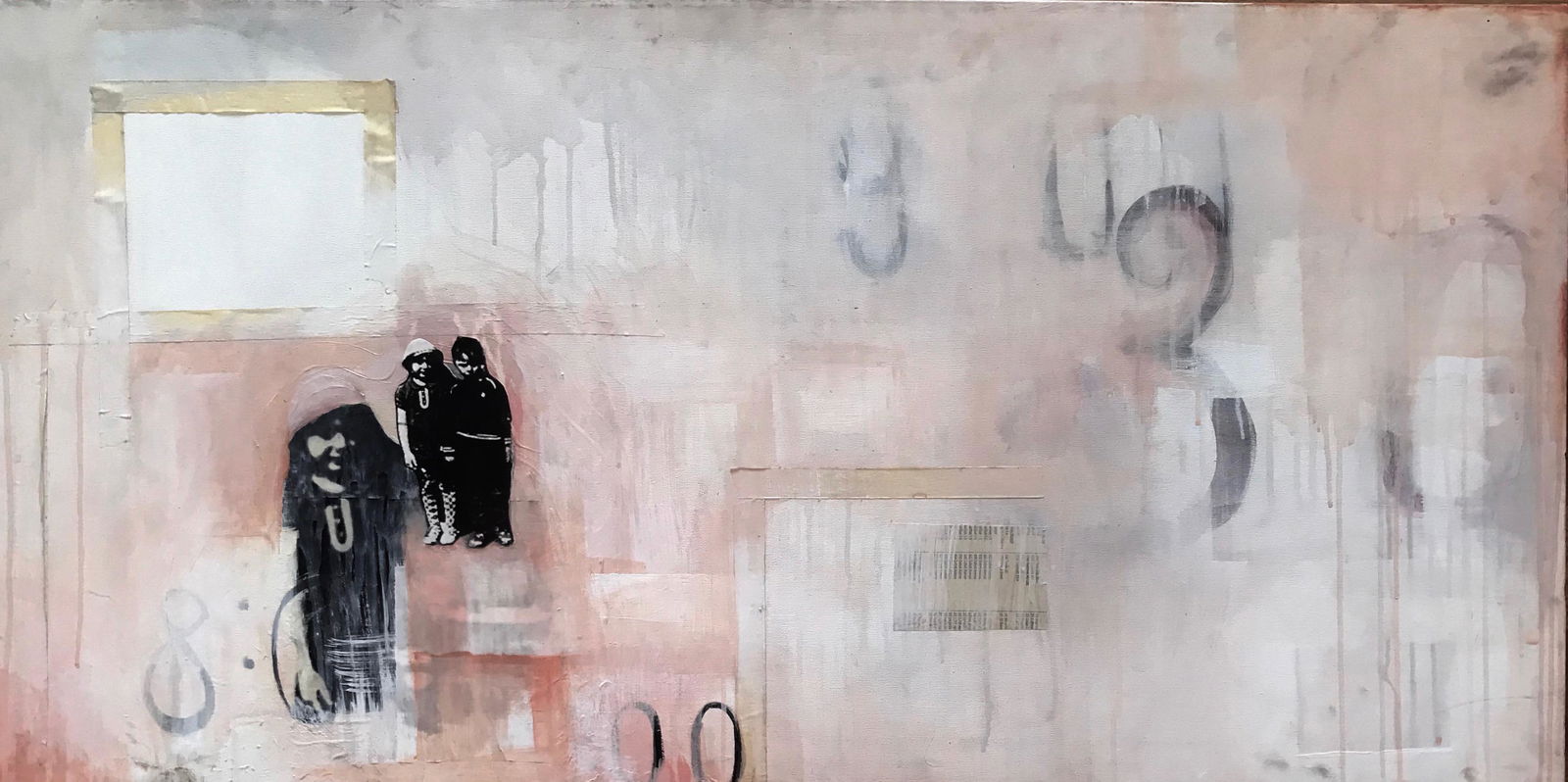 Contemporary Abstract Collage Painting Lilli Carre (1 of 4)