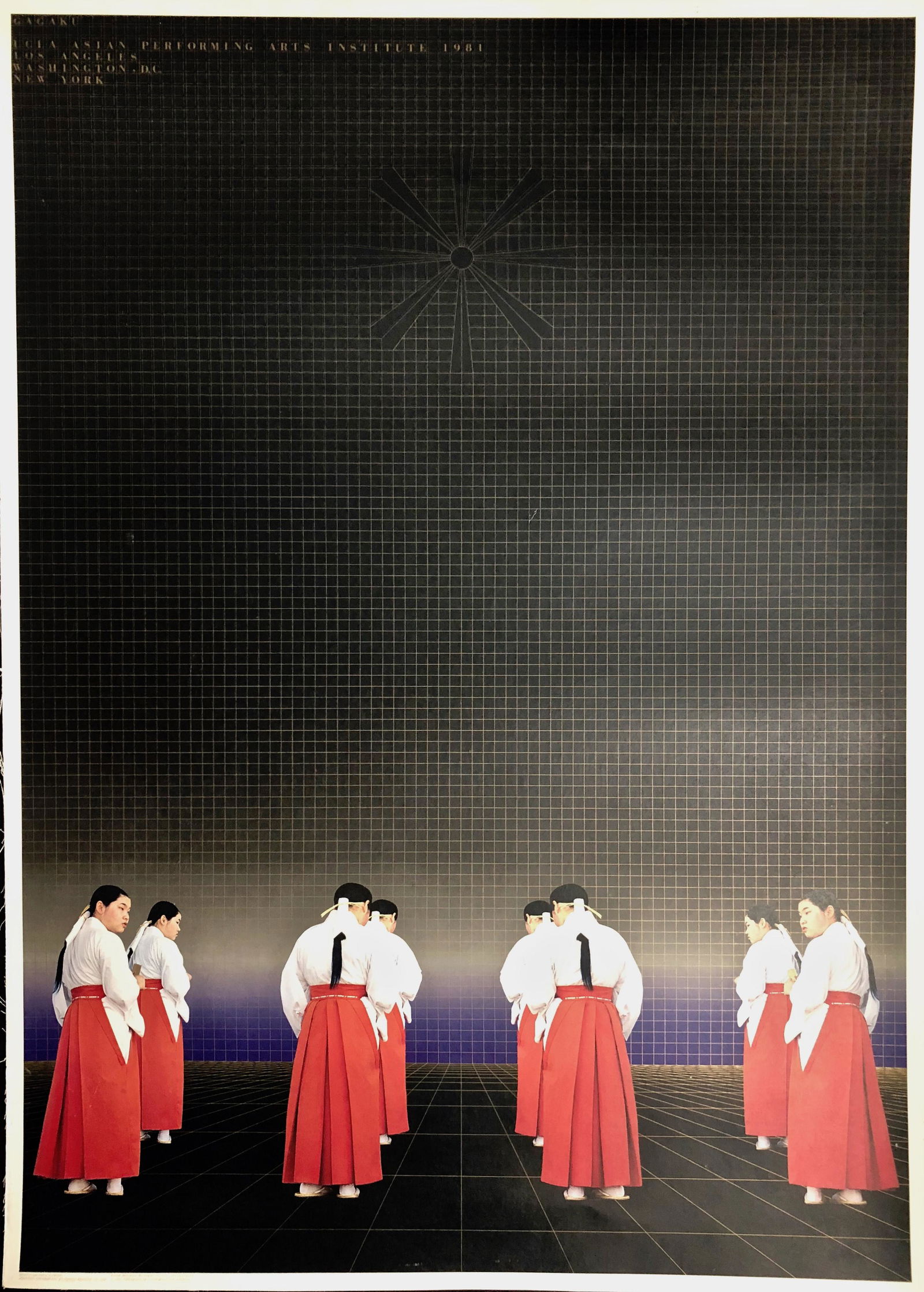 Gagaku UCLA Asian Performing Arts Tour Poster,1981 (1 of 4)