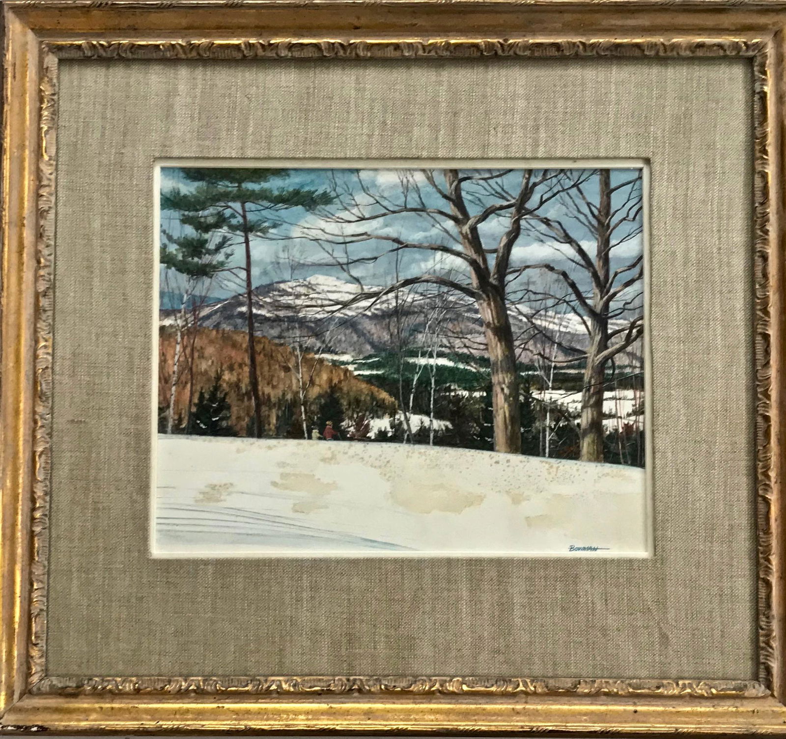 New England Landscape Painting RIDGE TOP George Bowman (1 of 4)