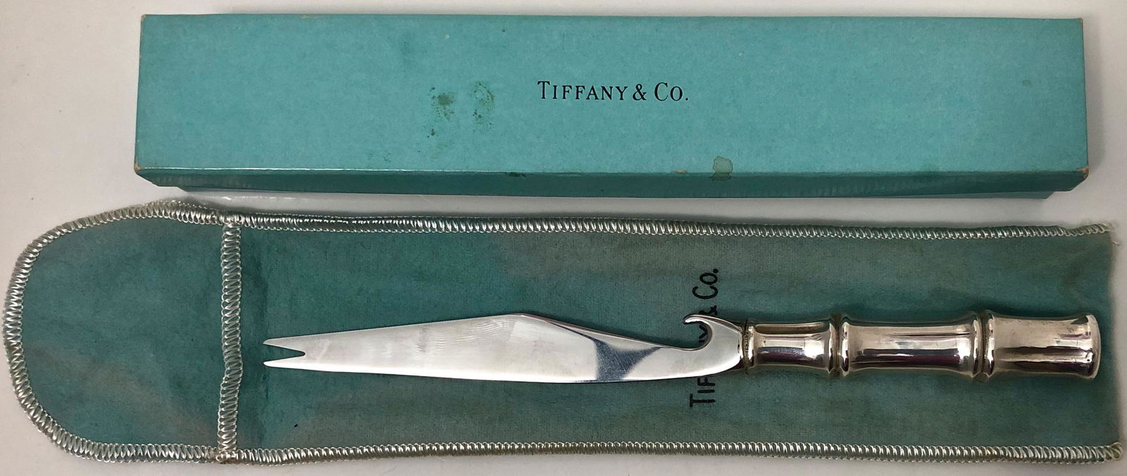 Tiffany & Co Sterling Silver Cheese Knife Bottle Opener (1 of 4)