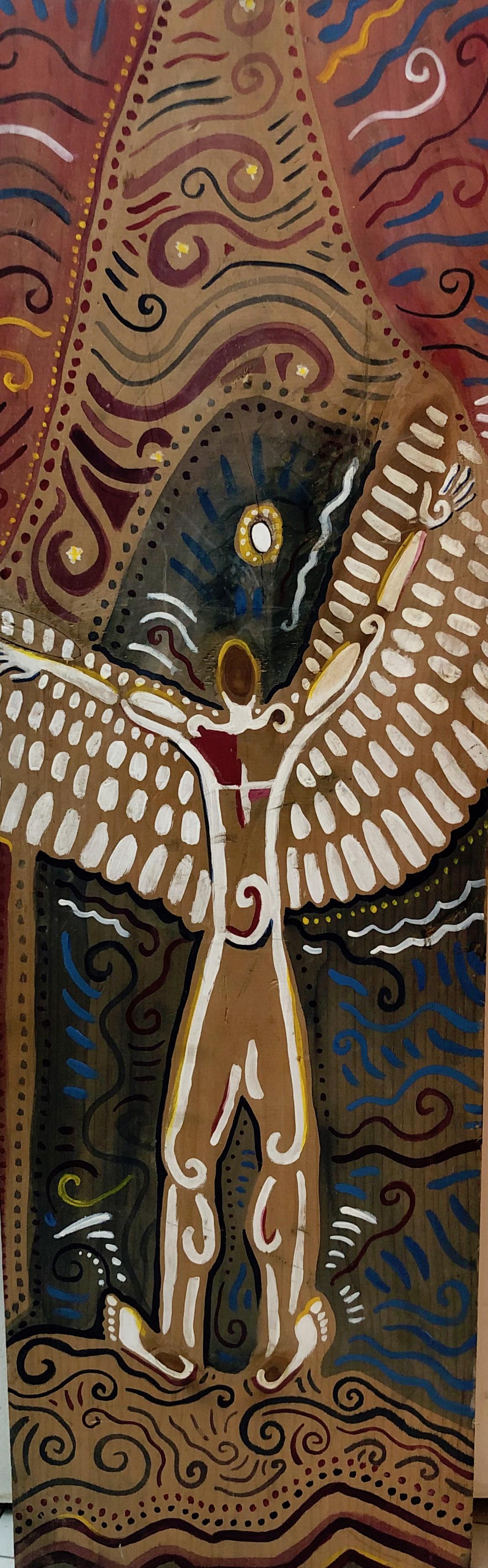Southern Outsider Painting SUMMER ANGEL Lu Wixon (1 of 4)