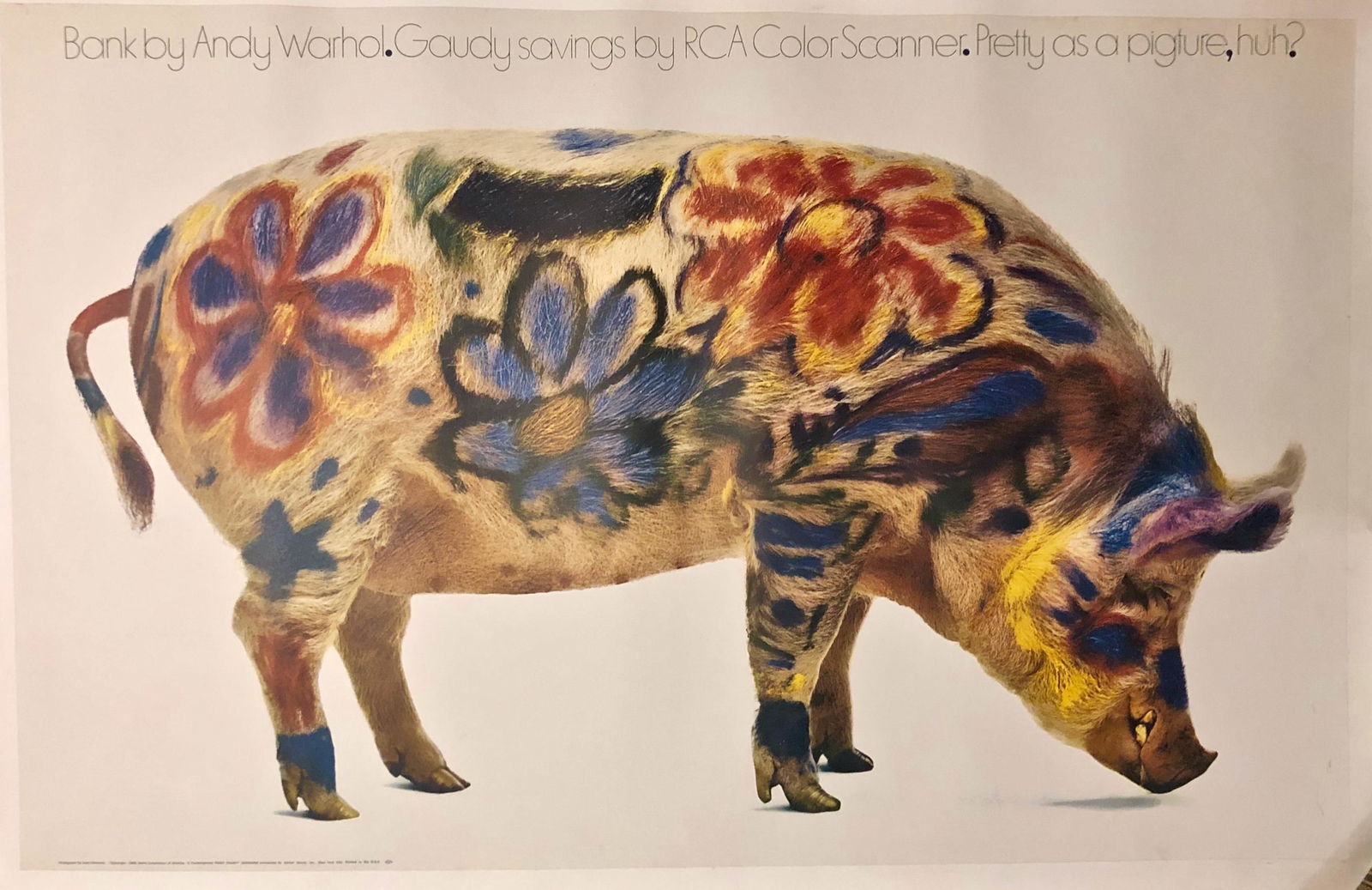 Andy Warhol PRETTY AS A PIGTURE HUH? Advertisement,1968 (1 of 3)