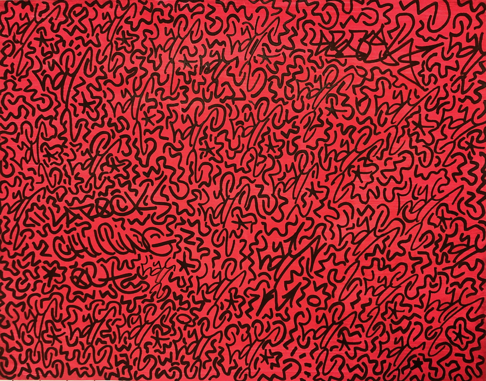 LA Ii (Angel Ortiz) Urban Graffiti Painting  CHILLING (1 of 4)