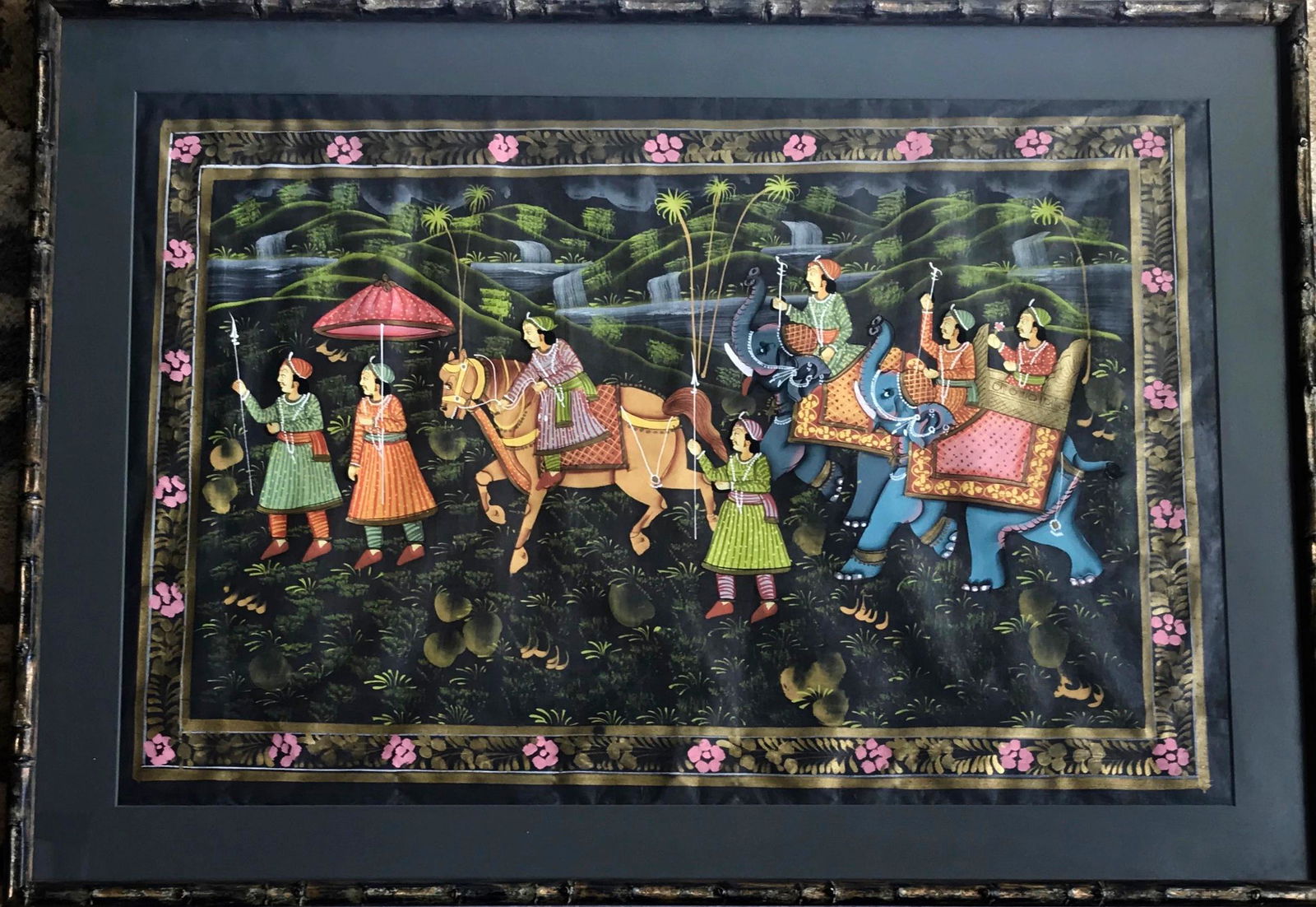 Indian Ceremonial Elephant Festival Painting, Jaipur (1 of 4)