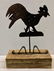 American Folk Art Sheet Metal Rooster Weathervane