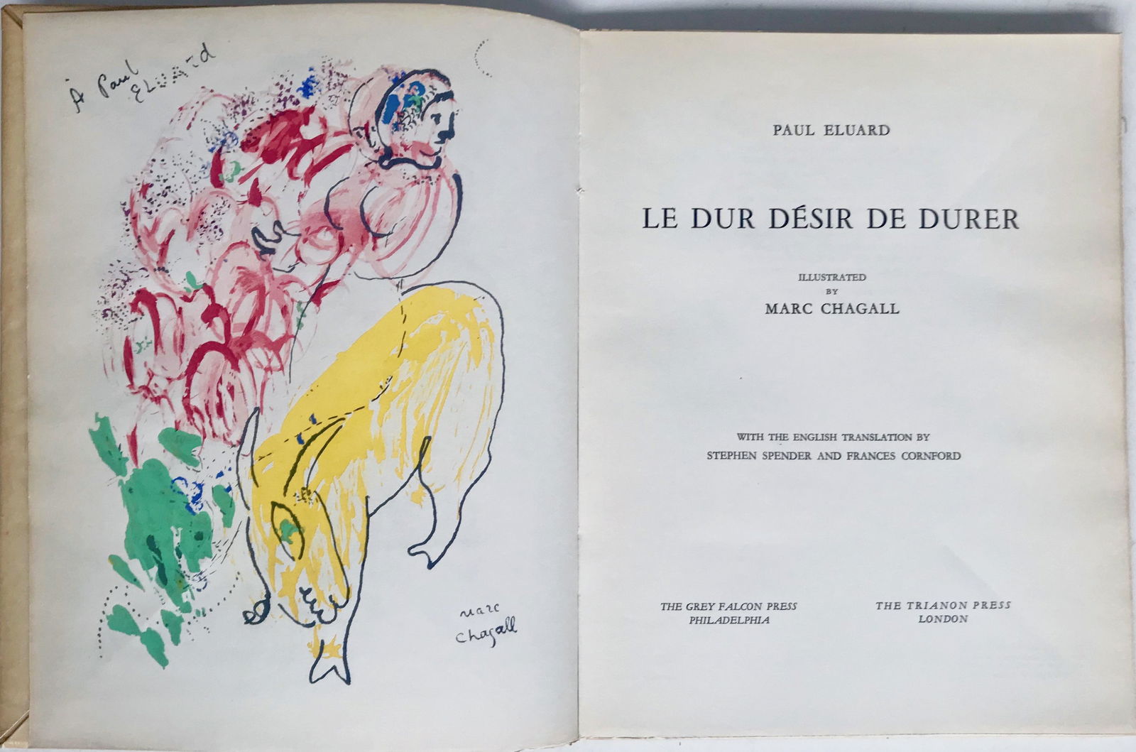 Le Dur Desir De Durer, illustrated by Chagall 1950 (1 of 8)