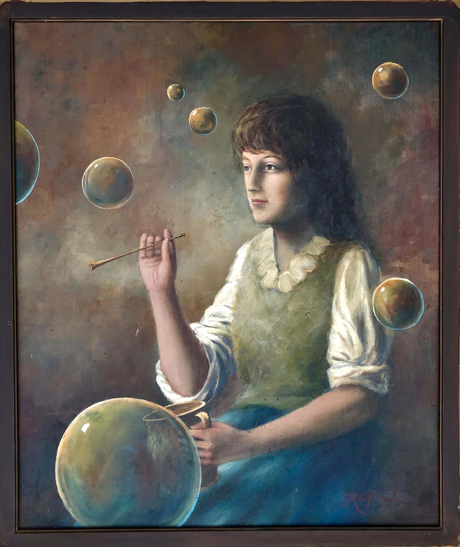 Surreal Oil Painting, Solar Bubbles, Robert Perrish (1 of 4)