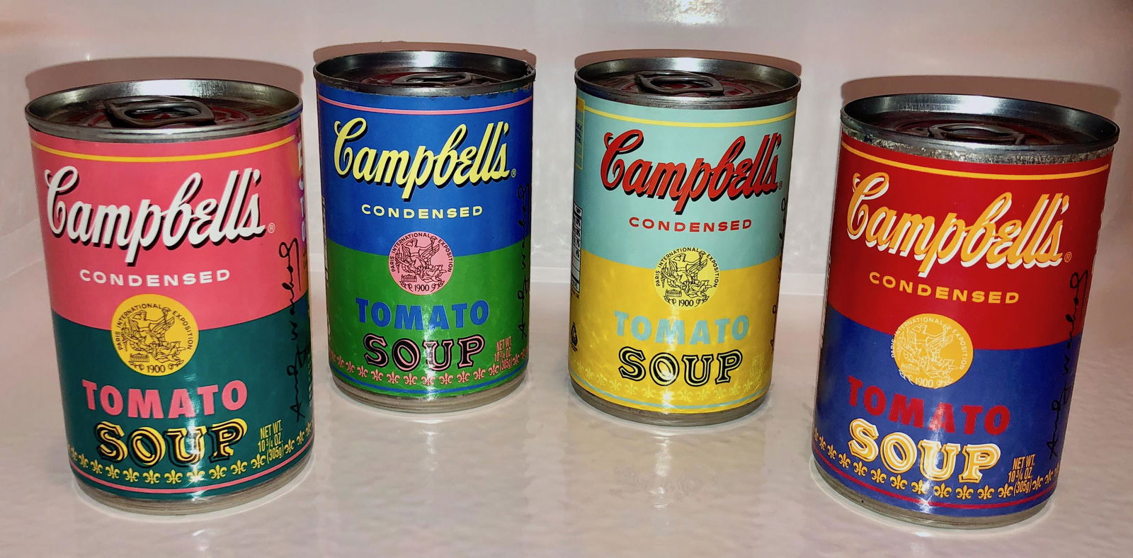 Andy Warhol Campbell "The Art of Soup" Cans (1 of 5)