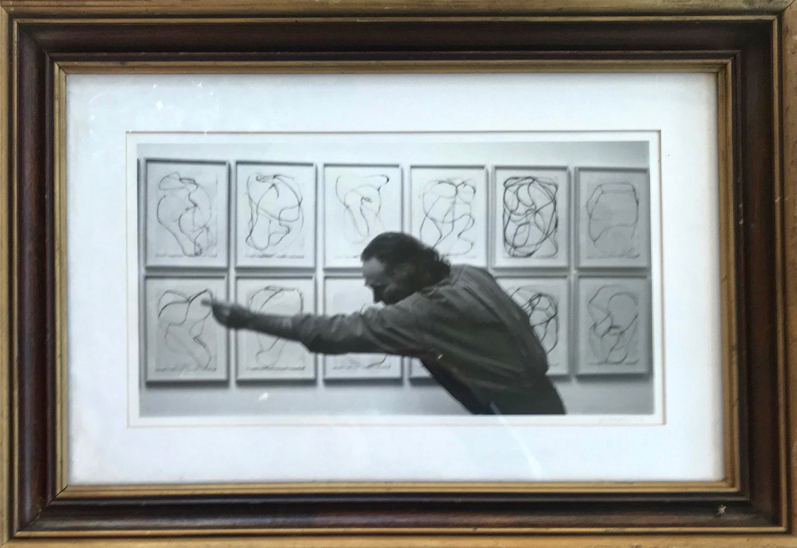 BRICE MARDEN Studio Photograph Signed Moretti, 1995 (1 of 4)