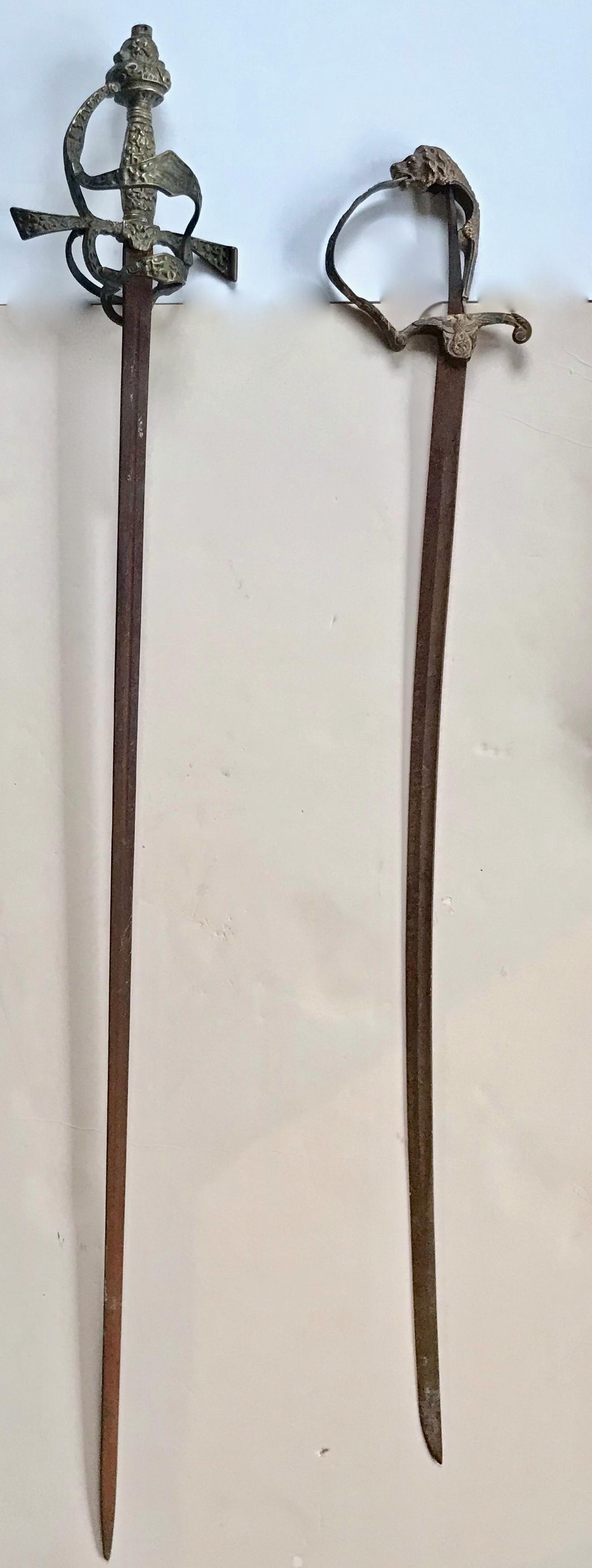 Military Swords:German Officers Lion Head & Basket Hilt (1 of 7)