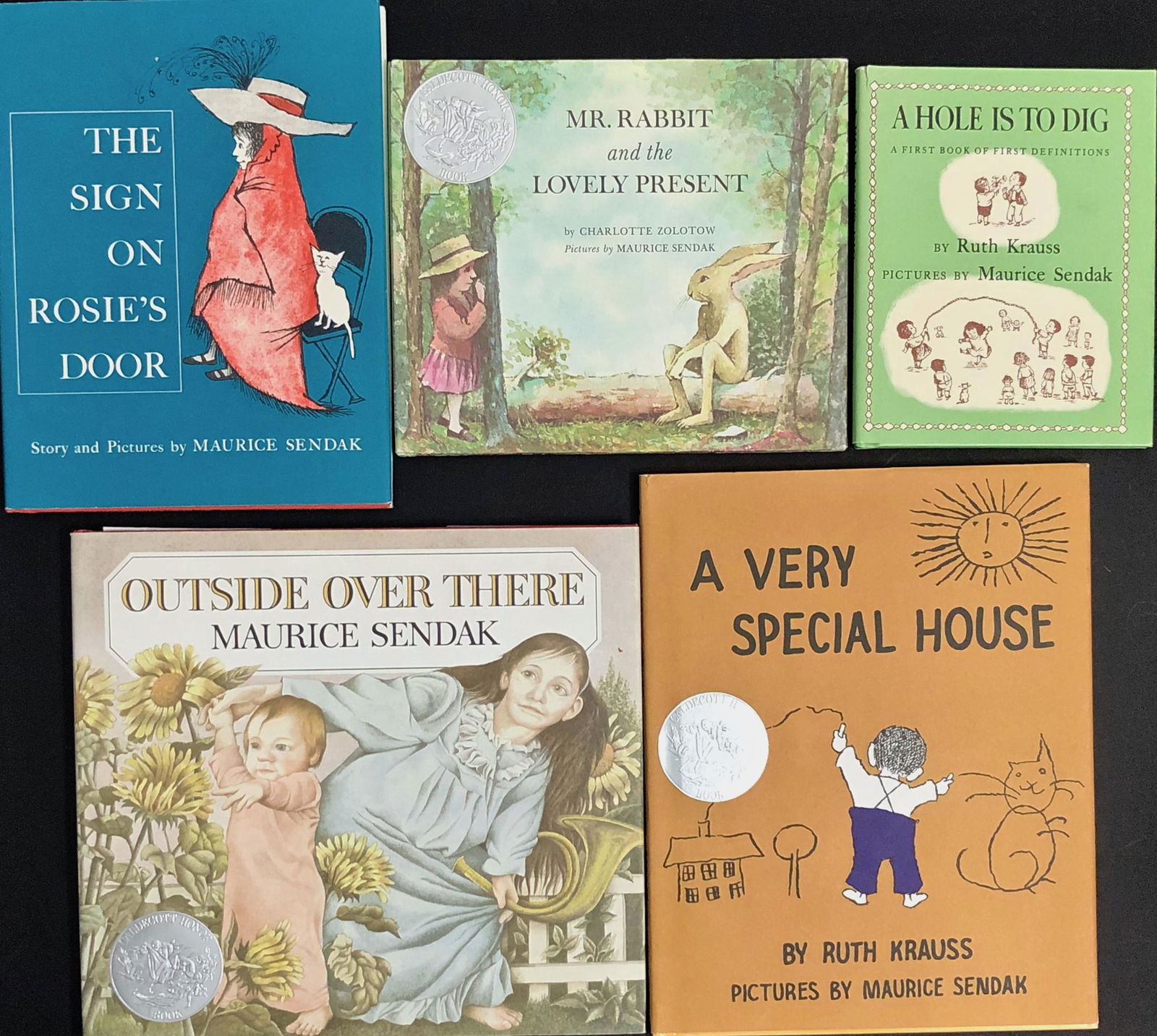 Maurice Sendak Hand-Signed And Illustrated Books (5) (1 of 7)