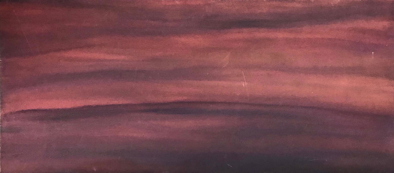 Abstract Composition Paintng, Martha Armstrong: Martha Armstrong (American, b.1935). American abstract painting signed by the artist, Martha Armstrong,1981. Signed and dated on canvas and stretcher. Oil on canvas. Dimensions: canvas: 24 in. x 72 in