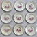 Antique Wedgwood Mennecy Dinner Plates, England (9)