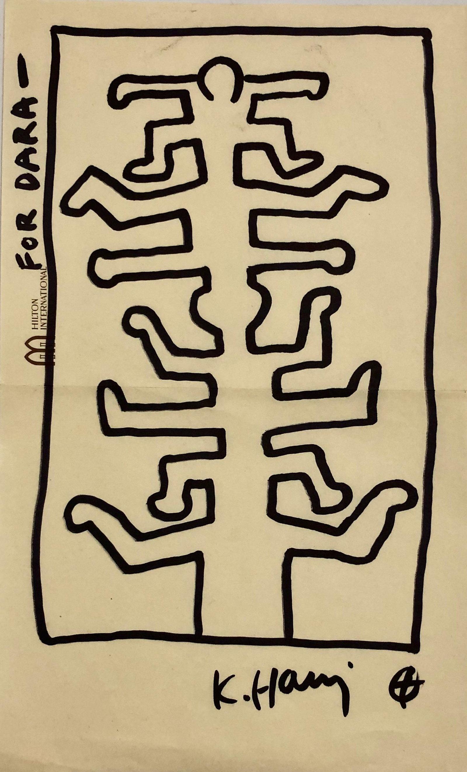 Keith Haring Drawing TOTEM POLE Milan, Italy (1 of 5)