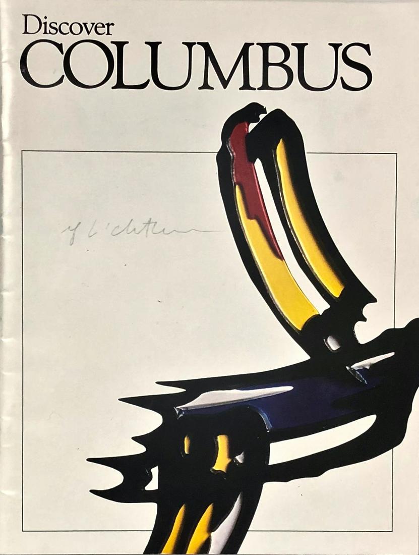 Roy Lichtenstein Signed Brochure DISCOVER COLUMBUS (1 of 7)