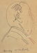 Andy Warhol Original Drawing ALFRED HITCHCOCK - 5