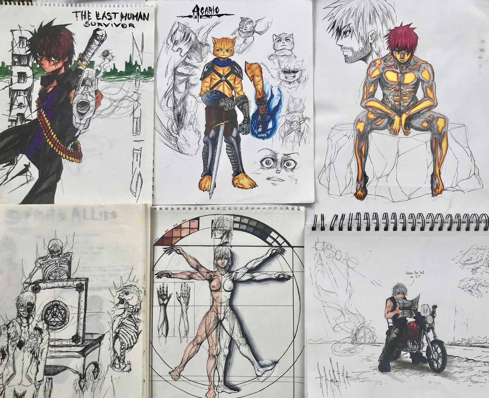 Anime Illustrations 300 Plus 15 Sketch Books (1 of 7)