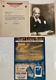 W.C.HANDY Inscribed Photograph FATHER OF THE BLUES (1 of 7)