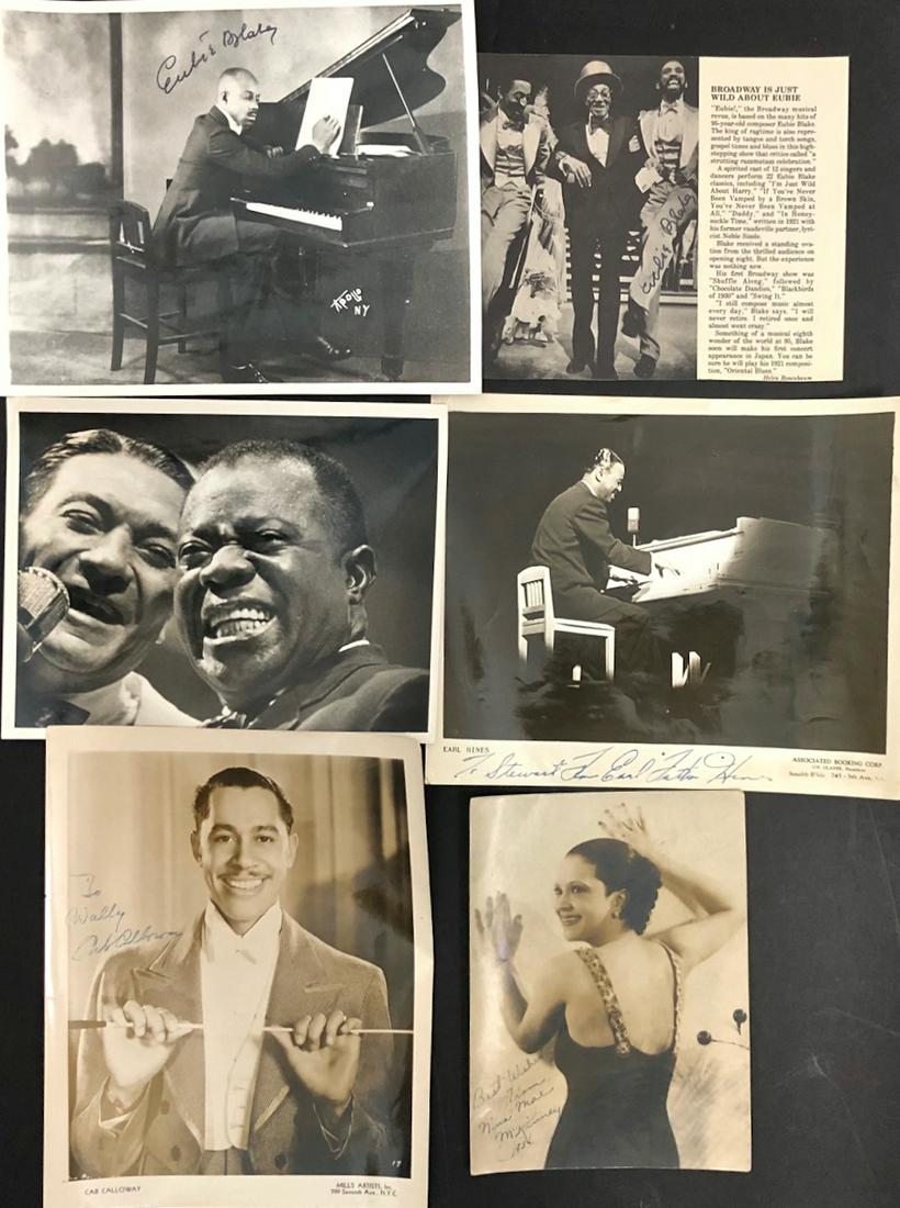 Photographs Inscribed By Renowned Jazz Musicians (1 of 12)