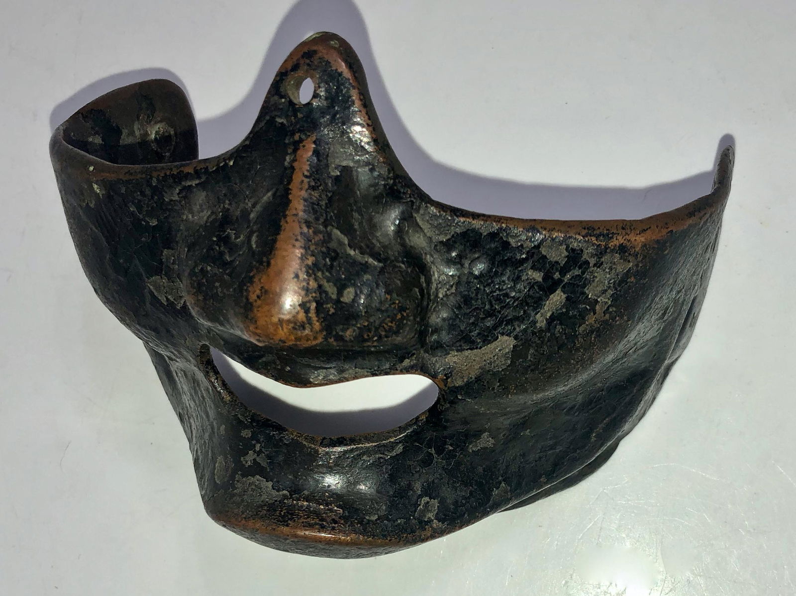 Edo Period Japanese Samurai Warrior Face Mask MEMPO (1 of 7)