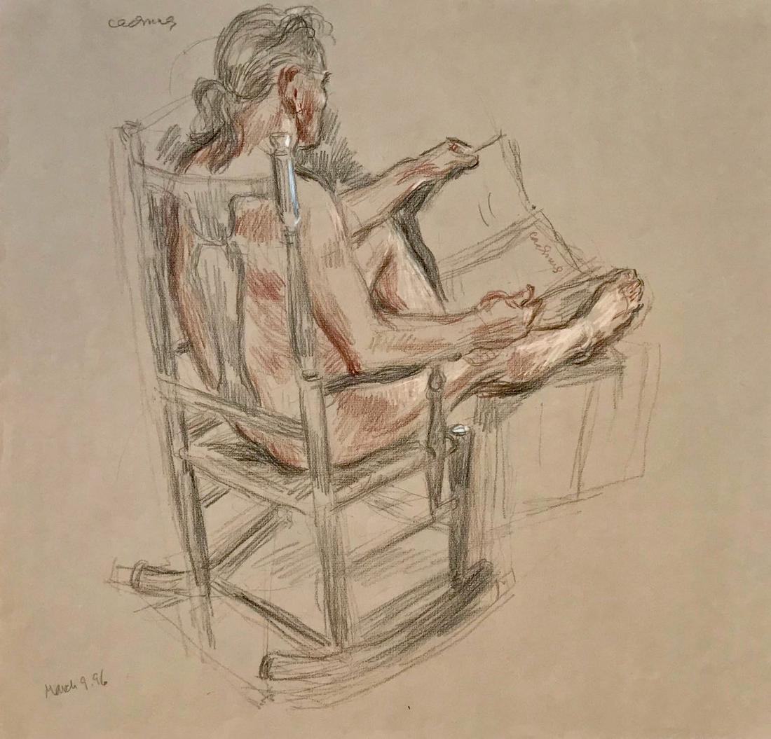 Paul Cadmus Drawing of His Partner & Muse Jon Anderson (1 of 4)