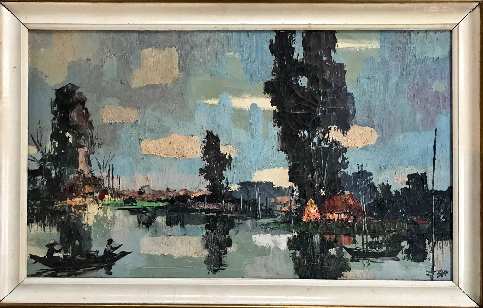 Kid Kosolawat (Thailand,1917-1988)  Landscape Painting (1 of 4)