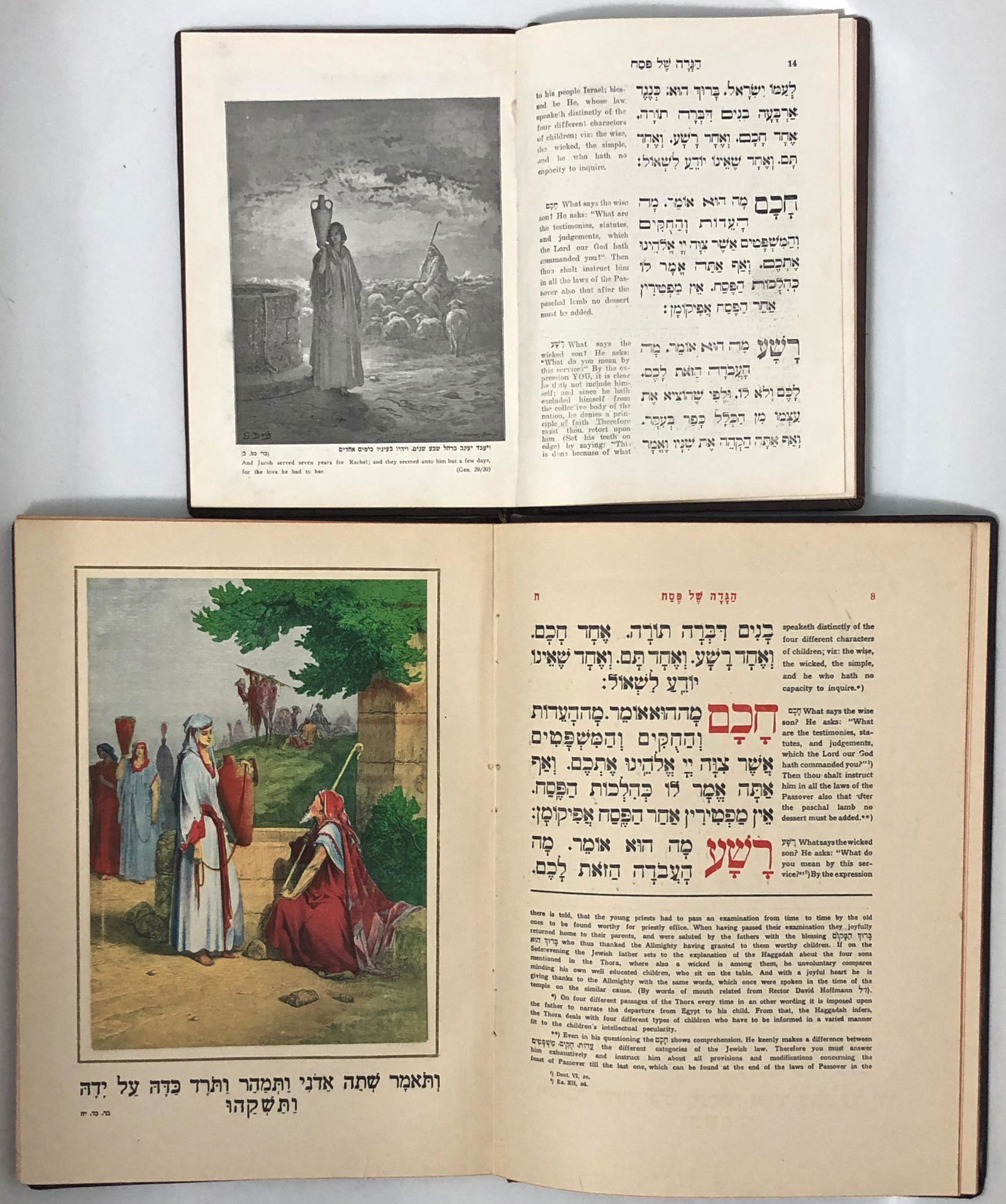 Pesach Haggadah Books Illustrated by Gustave Dore (1 of 9)