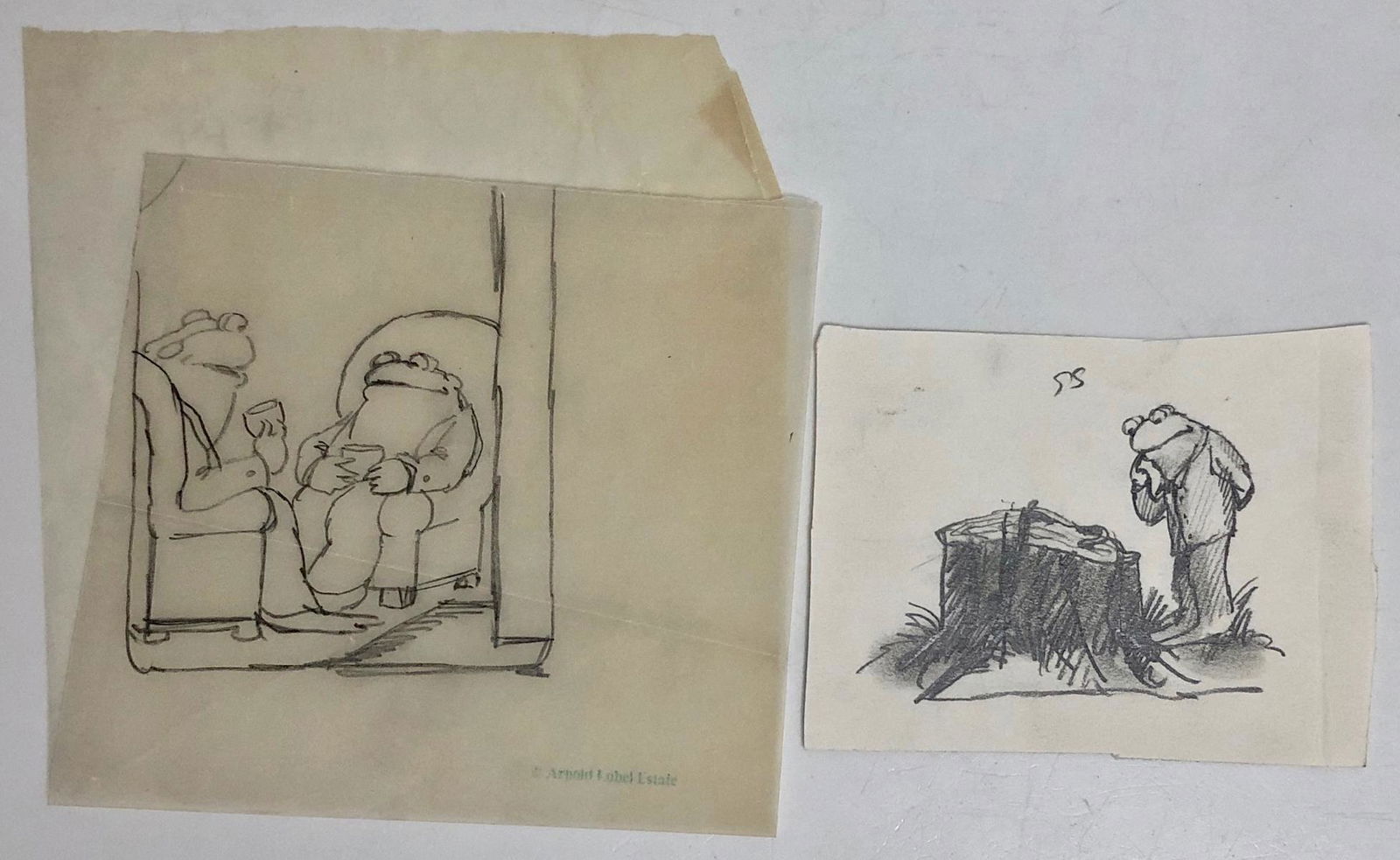 Original Arnold Lobel Published FROG & TOAD Drawings (1 of 9)