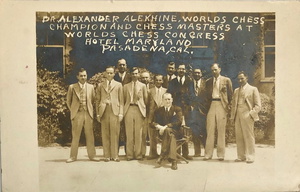 Original Hand Signed Autograph Photo of American Chess Grand 