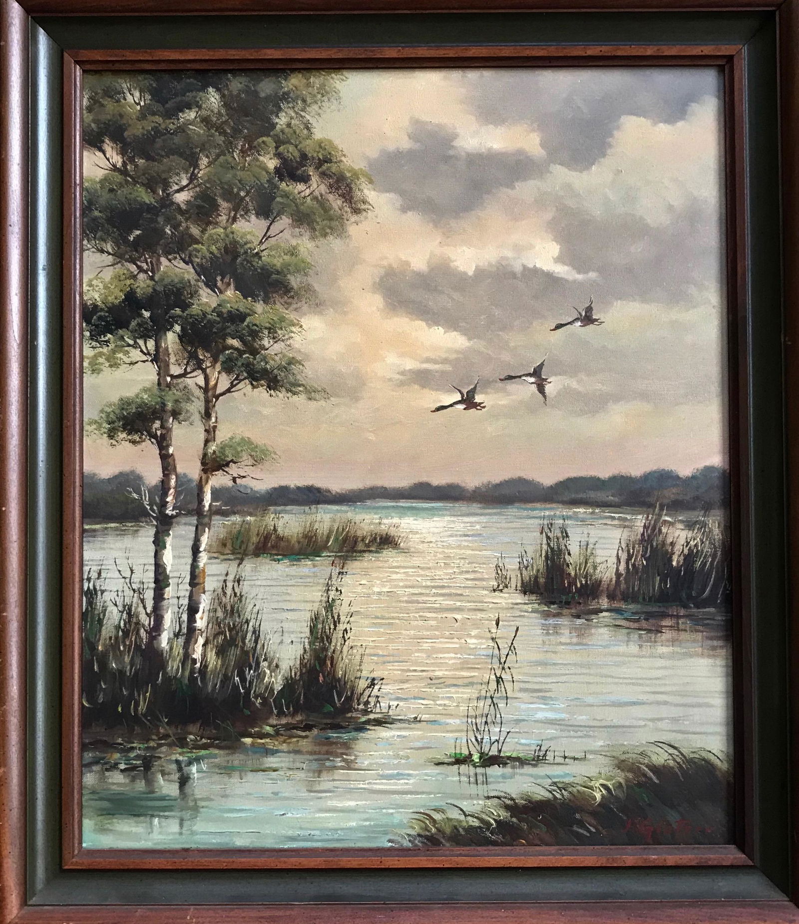 Cape Cod Salt Marsh Landscape Painting, Joseph Glotzer (1 of 4)