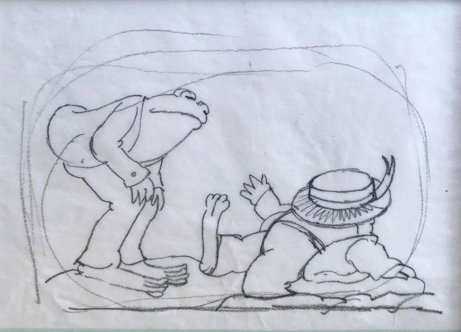 Arnold Lobel Original Drawing DAYS W/ FROG & TOAD 1979 (1 of 4)